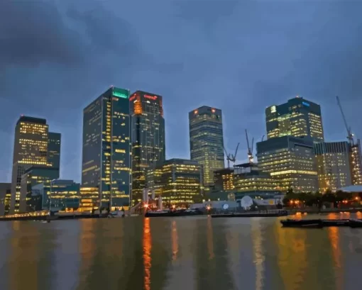 Canary Wharf Diamond Painting