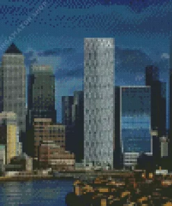 Canary Wharf Building Diamond Painting