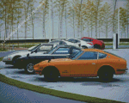 Nissan Fairlady Cars Diamond Painting