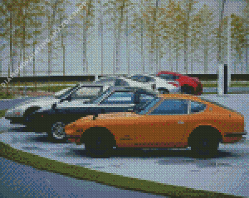 Nissan Fairlady Cars Diamond Painting