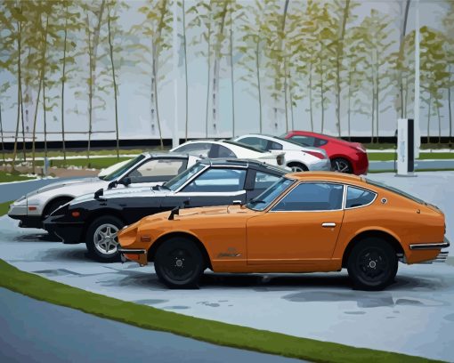 Nissan Fairlady Cars Diamond Painting