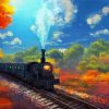 Classic Train Fall Diamond Painting