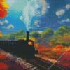 Classic Train Fall Diamond Painting