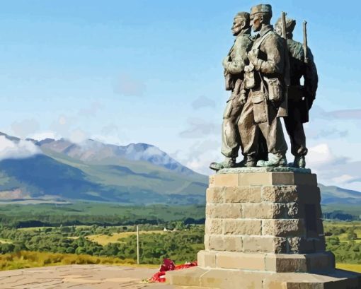 Commando Memorial Diamond Painting