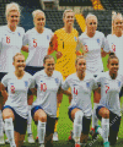 England Womens Team Diamond Painting