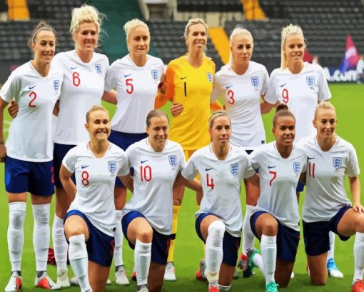 England Womens Team Diamond Painting