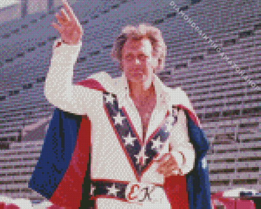 Evel Knievel Stunt Diamond Painting