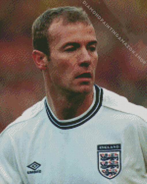 Footballer Alan Shearer Diamond Painting