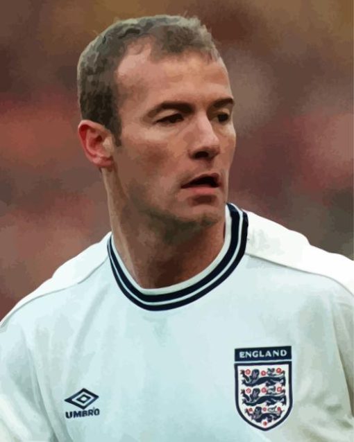 Footballer Alan Shearer Diamond Painting