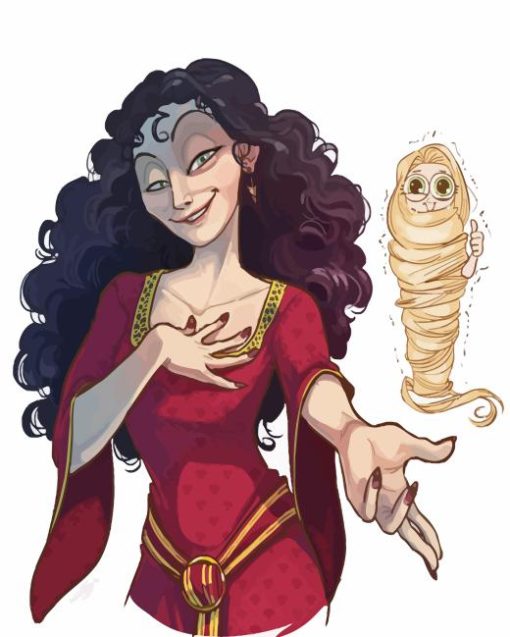 Gothel And Rapunzel Diamond Painting