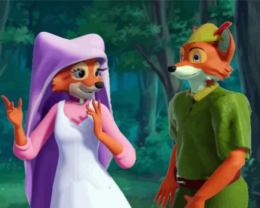 Robin Hood And Marian Diamond Painting