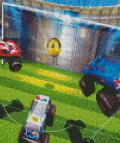 Rocket Car Ball Diamond Painting