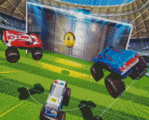 Rocket Car Ball Diamond Painting