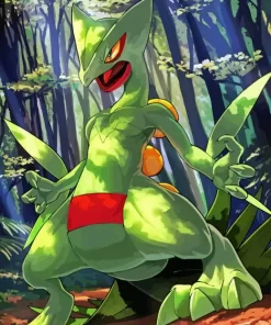 Sceptile Diamond Painting