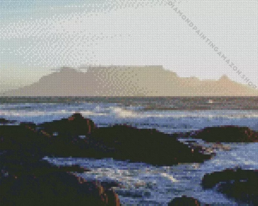 Bloubergstrand Diamond Painting