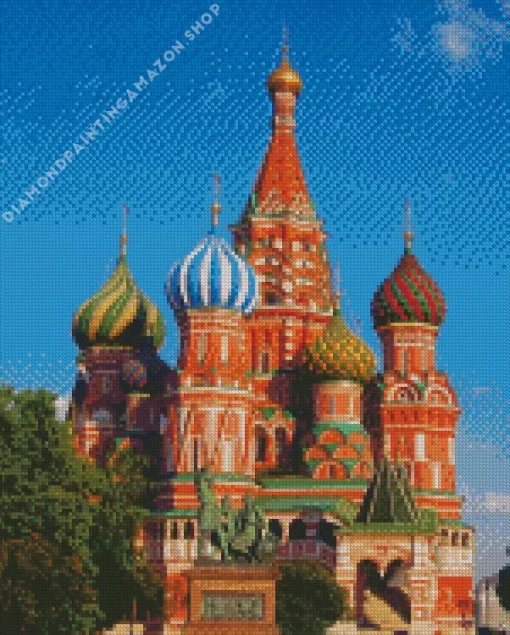 Big St Basils Cathedral Diamond Painting