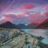 Sunset Wast Water Diamond Painting