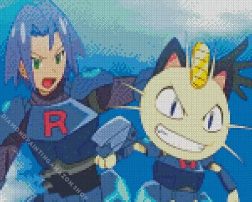 Team Rocket Diamond Painting