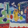 Long Table With Fruit Diamond Painting