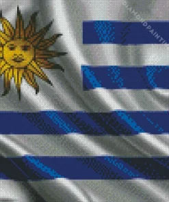 Uruguay Flag Diamond Painting