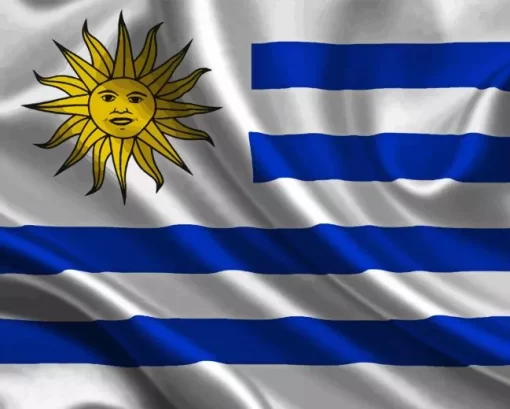 Uruguay Flag Diamond Painting