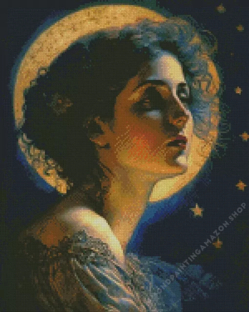 Vintage Girl Diamond Painting