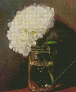 Hydrangea In A Jar Diamond Painting