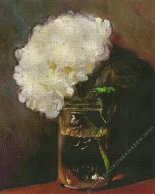 Hydrangea In A Jar Diamond Painting