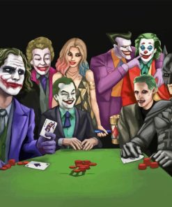 Batman Joker Playing Diamond Painting