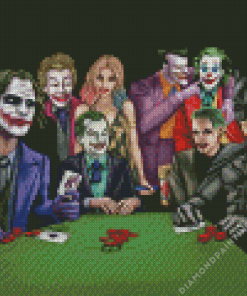 Batman Joker Playing Diamond Painting