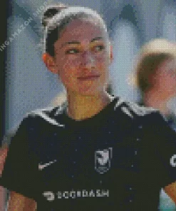 Christen Press Footballer Diamond Painting