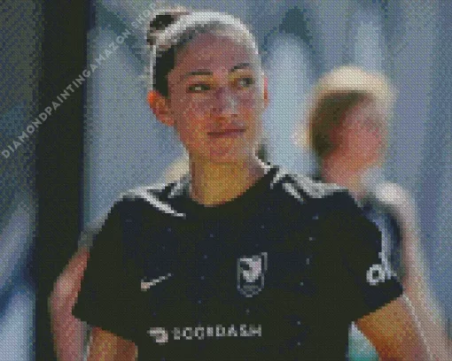 Christen Press Footballer Diamond Painting