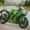 Kawasaki Motorcycle Diamond Painting