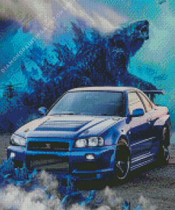 Nissan Skyline Gtr Diamond Painting