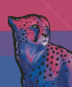 Pink Cheetah Diamond Painting