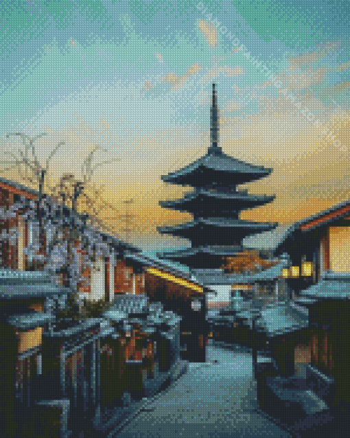 The Yasaka Pagoda Diamond Painting