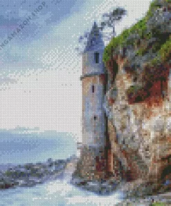 Pirate Beach Tower Diamond Painting