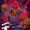 The Street Fighter Akuma Diamond Painting