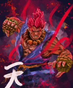 The Street Fighter Akuma Diamond Painting