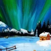 Alaska light Art Diamond Painting