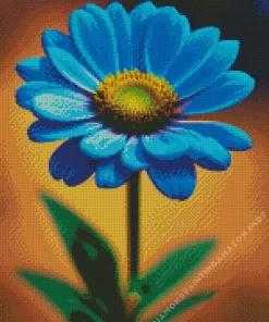 Daisy Felicia Amelloides Diamond Painting