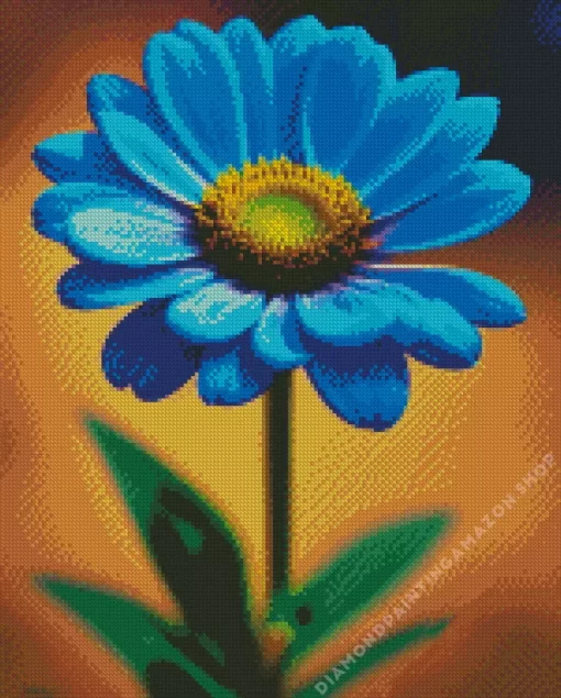 Daisy Felicia Amelloides Diamond Painting