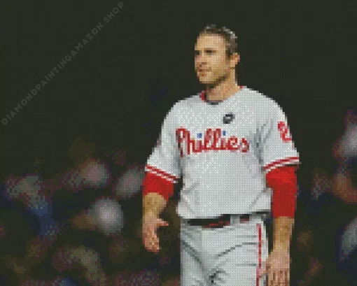 Cool Chase Utley Diamond Painting