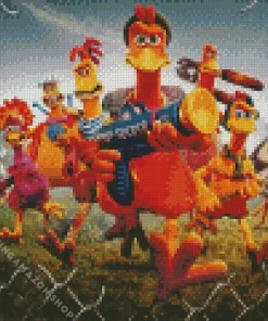 Chicken Run Diamond Painting