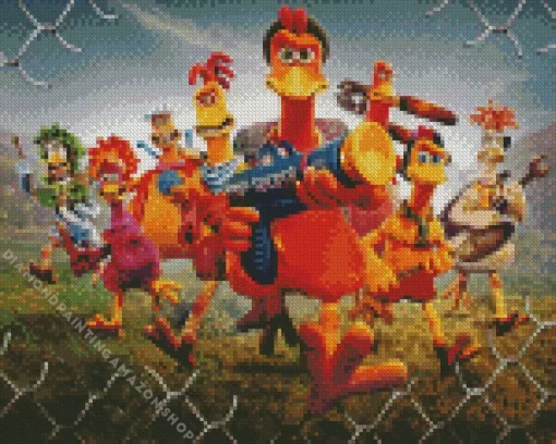 Chicken Run Diamond Painting