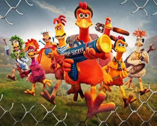 Chicken Run Diamond Painting