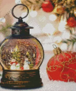 Christmas Lamp Diamond Painting