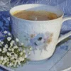 Coffee And Flowers Diamond Painting