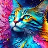 Colourful Cat Diamond Painting