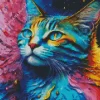 Colourful Cat Diamond Painting